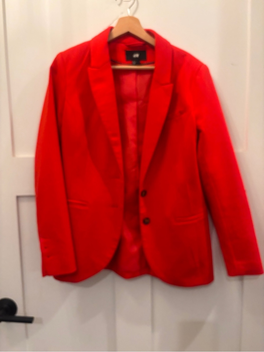 H&M Bright Red Men's Blazer